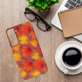 Rustikale Aquarellbilder - Herbstblätter Samsung Galaxy Hülle