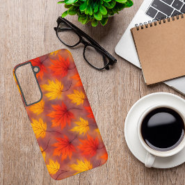 Rustikale Aquarellbilder - Herbstblätter Samsung Galaxy Hülle