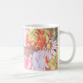 Rustikale Aquarellbilder Kaffeetasse