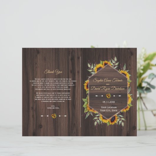 Rustikale Aquarellblumen Altes Stallprogramm (Stehend Vorderseite)