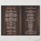 Rustikale Aquarellblumen Altes Stallprogramm (Rückseite)