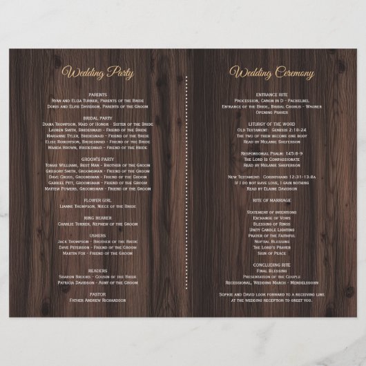 Rustikale Aquarellblumen Altes Stallprogramm (Rückseite)