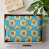 Rustikale Aquarellblumen Muster Blumenmuster Seidenpapier (Geschenk)
