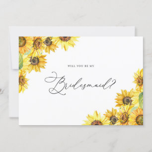 Rustikale Aquarellblumen sind meine Brautjungfrau