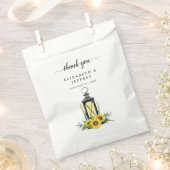 Rustikale Aquarellblüten Laterne Geschenktütchen (Ausgeschnitten)