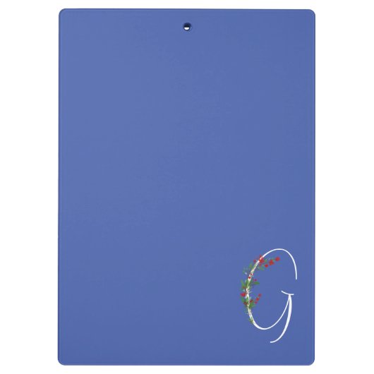 Rustikale Aquarellfarbe G-Lehrer Klemmbrett (Rückseite)