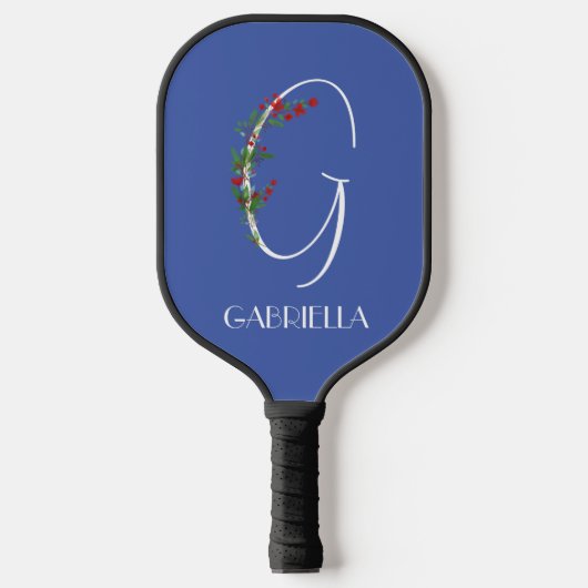 Rustikale Aquarellfarbe G-Lehrer Pickleball Schläger (Vorderseite)