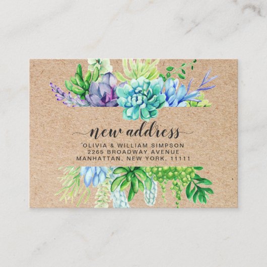 Rustikale Aquarellfarben - Ankündigung zur Bewegun Begleitkarte (Vorderseite)