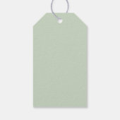 Rustikale Aquarellfarben Brautparty Geschenktasten Geschenkanhänger (Rückseite)