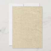 Rustikale Aquarellfarben Rose Floral 80. Geburtsta Einladung (Rückseite)