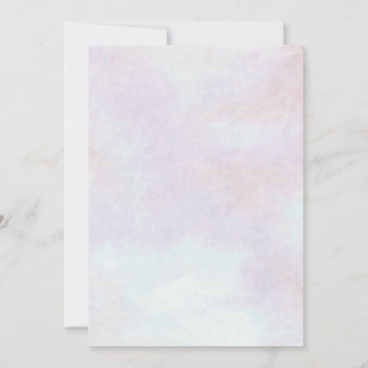 Rustikale Aquarellfarben Überraschung 21. Geburtst Einladung (Rückseite)