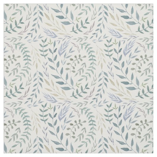 Rustikale Aquarellfarben und Foliage Stoff (Muster)