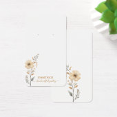Rustikale Aquarellfarben-Wildblumen mit Grafikkart (Schreibtisch)