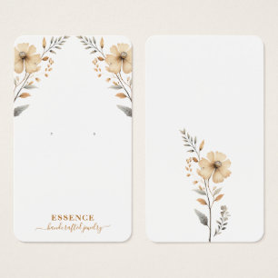 Rustikale Aquarellfarben-Wildblumen mit Grafikkart