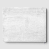 Rustikale Aquarellkaktus Gästebuch (Rückseite)