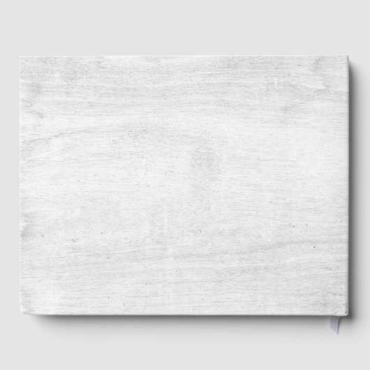 Rustikale Aquarellkaktus Gästebuch (Rückseite)