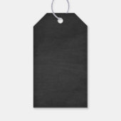 Rustikale Aquarelllemonen - Danke Geschenkanhänger (Rückseite)