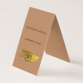 Rustikale Armband-Schmuck-Logo-Auslage Visitenkarten (Rückseite)