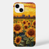 Rustikale Ästhetik Sonnenblumensonne Case-Mate iPhone Hülle (Rückseite)
