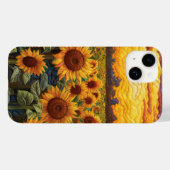 Rustikale Ästhetik Sonnenblumensonne Case-Mate iPhone Hülle (Rückseite (Horizontal))