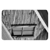 Rustikale Außenanlage mit Fenster Magnet (Horizontal)