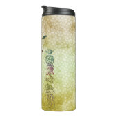 Rustikale AZTEC Tribal Folk Art Thermosbecher (Nach rechts gedreht)