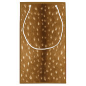 Rustikale Baby-Rotwild-gepunkteter Kitz-Pelz Kleine Geschenktüte (Rückseite)