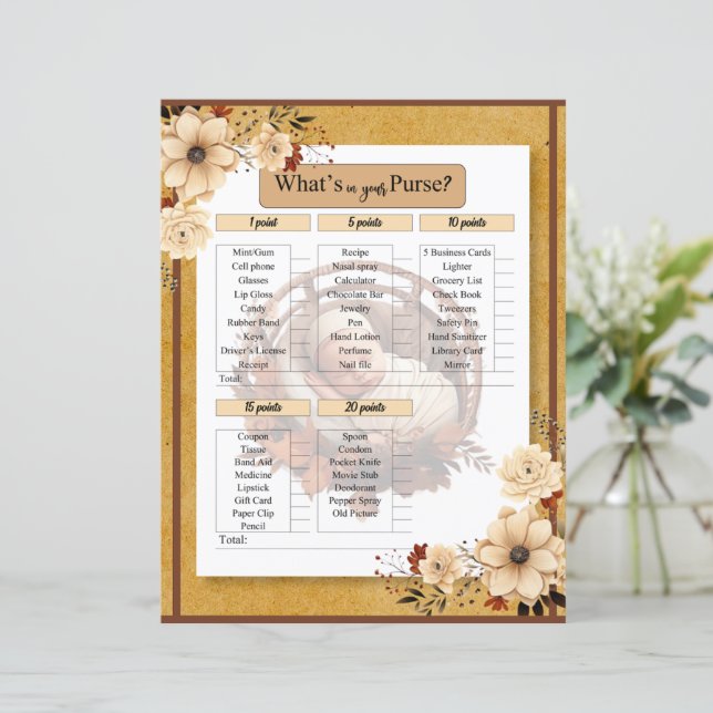 Rustikale Babydusche Boho im Handspiel (Stehend Vorderseite)