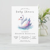 Rustikale Babydusche Einladung (Stehend Vorderseite)