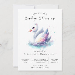 Rustikale Babydusche Einladung