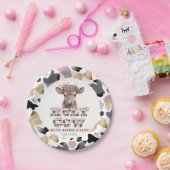 Rustikale Babydusche Party Teller (Party)