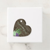 Rustikale Babydusche wacht mir auf und danke Geschenkanhänger (Beispiel)