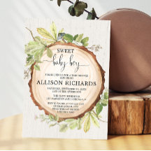 Rustikale Babydusche, Waldwald