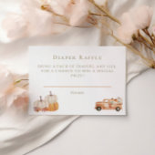 Rustikale Babydusche Windelwaschkarte für den Herb Begleitkarte