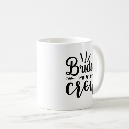 Rustikale Bachelorette-Crew Kaffeetasse (VorderseiteRechts)