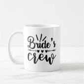 Rustikale Bachelorette-Crew Kaffeetasse (Links)