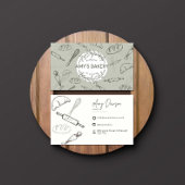 Rustikale Bäckerei Store Custom Business Cards Visitenkarte