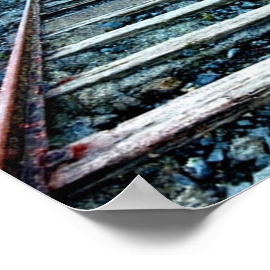 Rustikale Bahn Poster (Ecke)