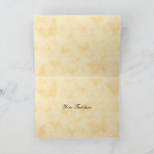 Rustikale Banner, Retrobanner und Schmetterlinge Karte (Innenseite)