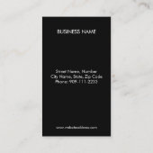 Rustikale Barber Shop Loyalty Punch Card Treuekarte (Rückseite)