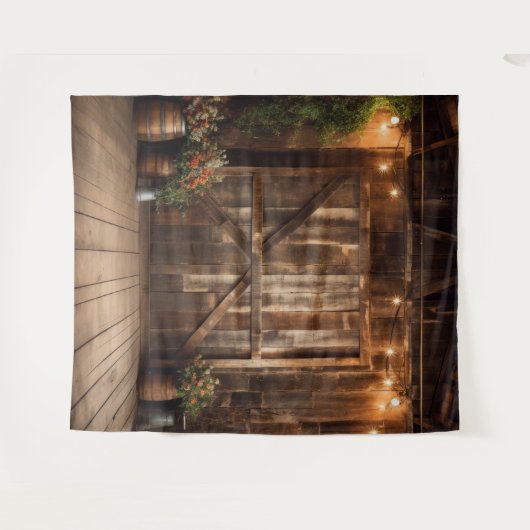 Rustikale Barenttüre Wandteppich (Vorderseite (Horizontal))