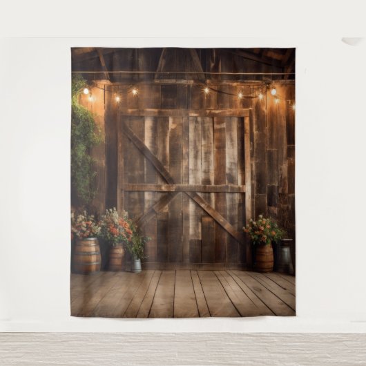 Rustikale Barenttüre Wandteppich (Vorderseite)