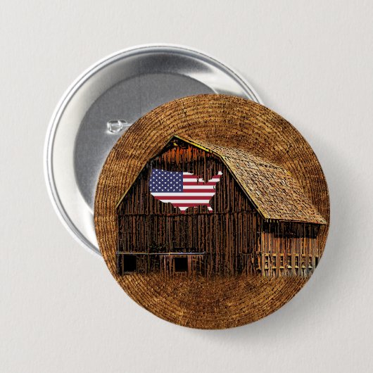 Rustikale Barfahne Button (Vorne & Hinten)