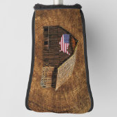 Rustikale Barfahne Golf Headcover (Rotieren 90)