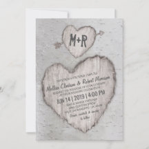 Rustikale Barkebrüche Hochzeit