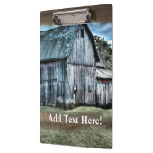 Rustikale Barklammer Klemmbrett (Links)