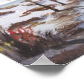 Rustikale Barlandschaft Poster (Ecke)