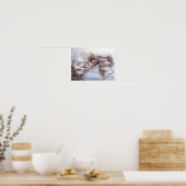 Rustikale Barlandschaft Poster (Küche)