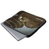 Rustikale Barn & Baumlichter Laptop-Schläfengehäus Laptopschutzhülle (Vorne Knopf)