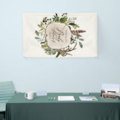 Rustikale Barn botanische Babydusche Banner (Messeveranstaltung)